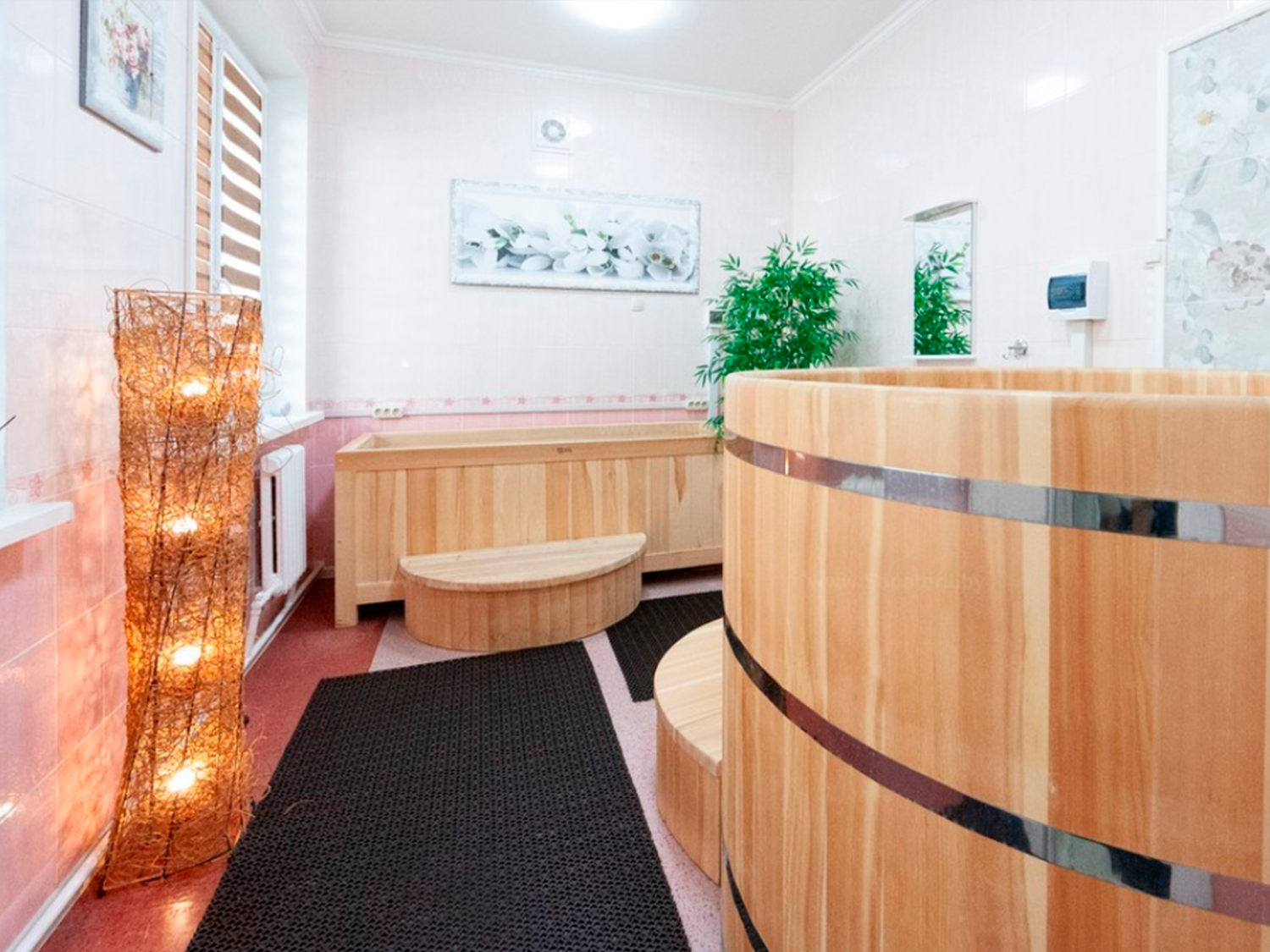 Японская сауна (фурако, офуро) в санатории Ружанский в Беларуси